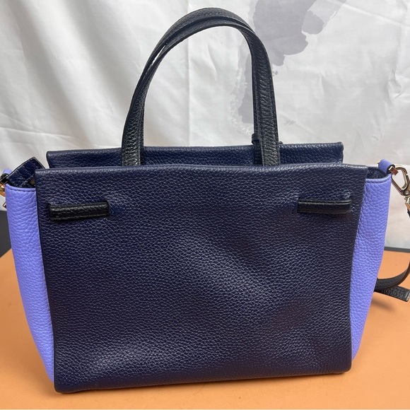 kate spade NY holder street Lanier leather satchel bag Blue - Picture 13 of 14